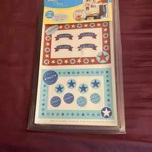 Kids Room adhesive sports wall decor removable